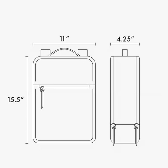 CALPAK Kaya 15 inch Laptop Backpack - Picture 12 of 13